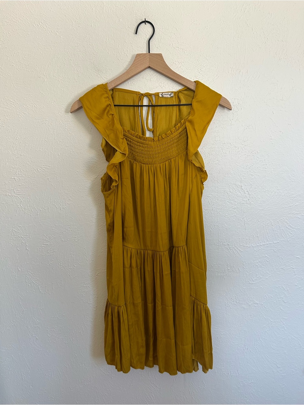 Free People ‘Want Your Love’ Mustard Dress - Picture 2 of 4